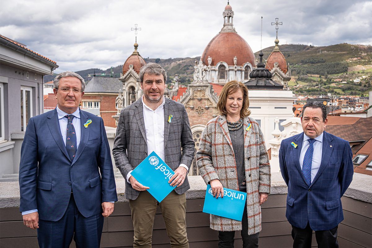 Caja Rural de Asturias destina 41.000 euros a UNICEF para ayudar a los afectados por la guerra en Ucrania
